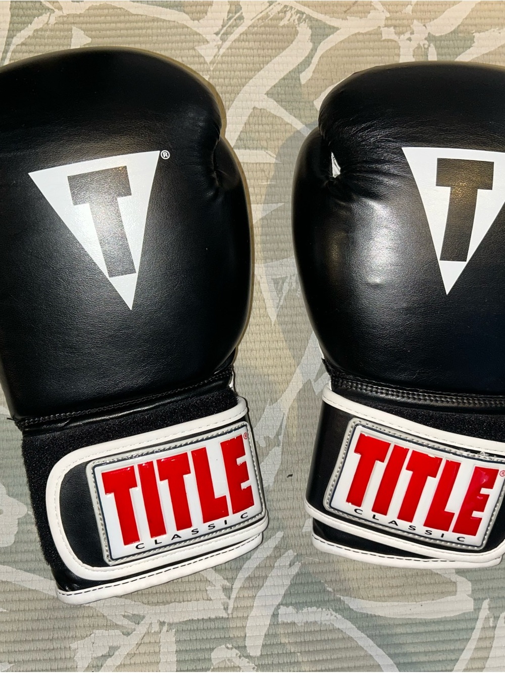 Classic Boxing Gloves in Black